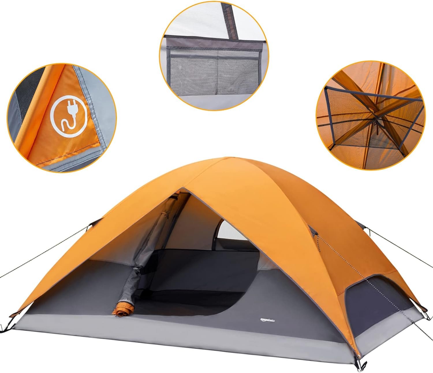 tienda de campaña Amazon Basics Tent